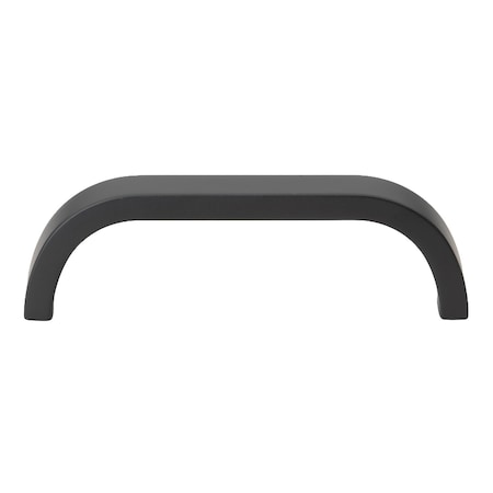 Gliderite Hardware 3-3/4 in. Center to Center Curved Bar Pull Matte Black, 10PK 4843-96-MB-10